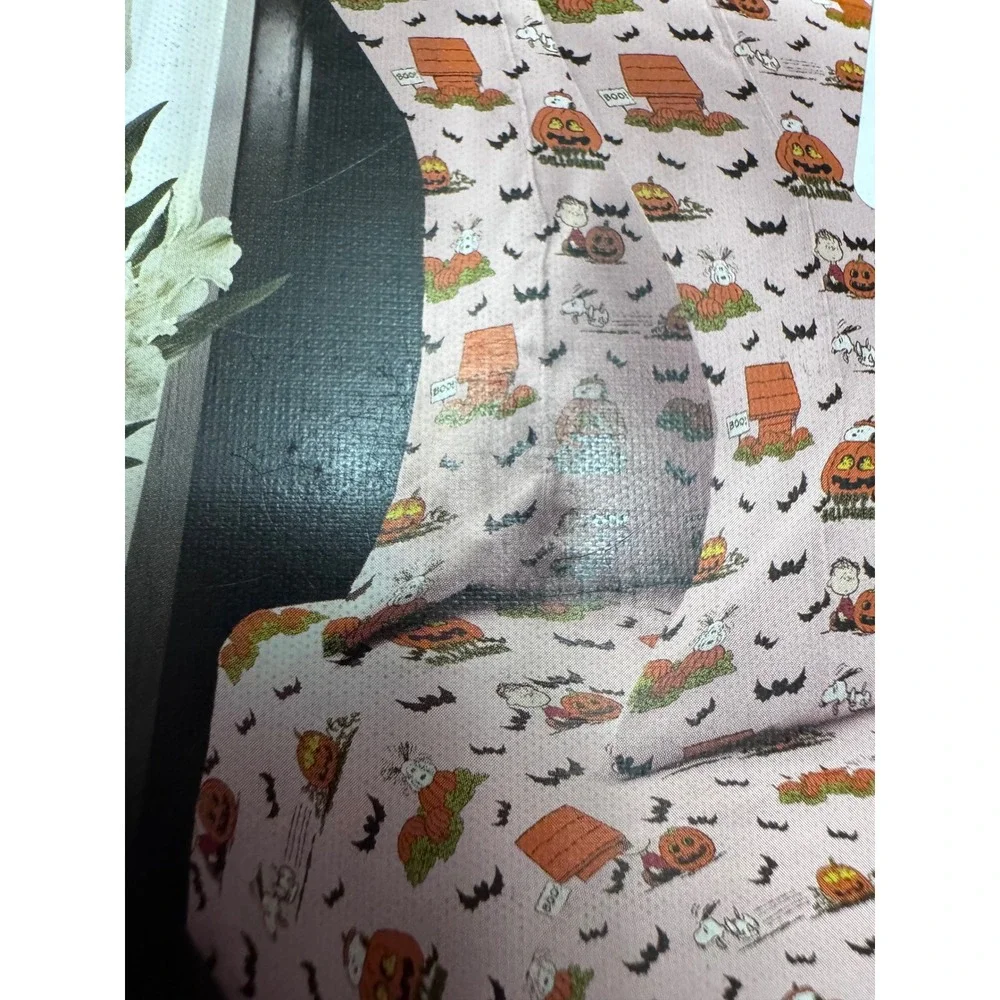 Peanuts Halloween Full Sheet Set Berkshire Snoopy Charlie Brown 4 Piece New